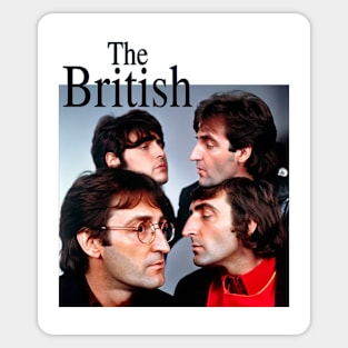 The British - 60's boy band parody corny and strange Sticker
